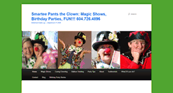Desktop Screenshot of magicclown.ca