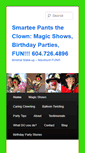 Mobile Screenshot of magicclown.ca